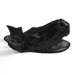 The Myra Mini Zebra Wall Sculpture (Gold/Gold)