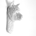 The Lima Llama Wall Sculpture (Black/Black)