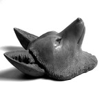 The Sylvester Fox Wall Sculpture (Black/Black)