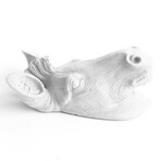 The Myra Mini Zebra Wall Sculpture (Gold/Gold)