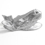 The Myra Mini Zebra Wall Sculpture (Gold/Gold)