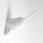 The Walley Narwhal Wall Sculpture (Gold/Gold)