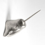 The Walley Narwhal Wall Sculpture (Gold/Gold)