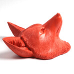 The Sylvester Fox Wall Sculpture (Black/Black)