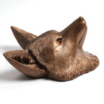 The Sylvester Fox Wall Sculpture (Black/Black)