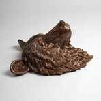 The Raleigh Large Bear Wall Sculpture (Black/Black)