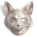 The Sylvester Fox Wall Sculpture (Black/Black)