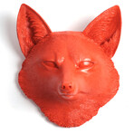 The Sylvester Fox Wall Sculpture (Black/Black)