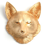 The Sylvester Fox Wall Sculpture (Black/Black)