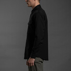 Wool + Cotton Work Shirt // Ink (M)