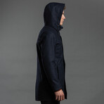 Laminated Wool Parka // Navy (XL)