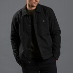 Primaloft Insulated Buttoned Jacket // Black (L)