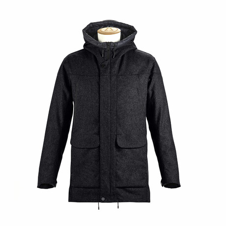 Insulated Tech Wool Coat // Black (S)
