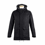 Insulated Tech Wool Coat // Black (L)