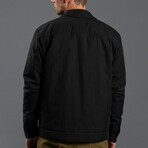 Primaloft Insulated Buttoned Jacket // Black (L)