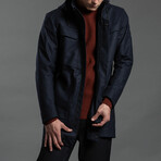 Laminated Wool Parka // Navy (XL)