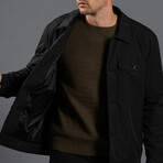 Primaloft Insulated Buttoned Jacket // Black (L)