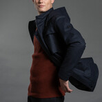 Laminated Wool Parka // Navy (XL)