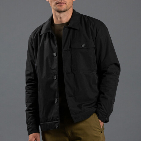 Primaloft Insulated Buttoned Jacket // Black (S)