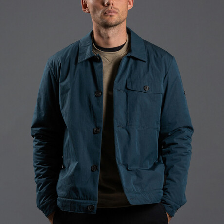 Primaloft Insulated Buttoned Jacket // Sea Blue (S)