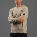 12GG Cotton + Merino Crew // Driftwood (XL)