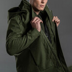 Laminated Wool Parka // Kelp (XL)