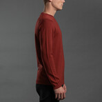 12GG Merino V-Neck Sweater // Burnt Spice (M)