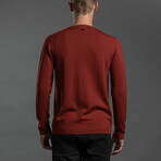 12GG Merino V-Neck Sweater // Burnt Spice (M)