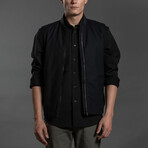 Primaloft Wool Flannel Vest // Dark Navy (M)