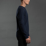 12GG Merino Blend Crew // Indigo (XL)