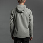 Laminated Stretch Rainshell // Titanium (M)