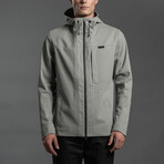Laminated Stretch Rainshell // Titanium (M)