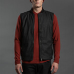 Primaloft Wool Flannel Vest // Charcoal (L)