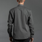Wool + Cotton Work Shirt // Mid Gray (L)