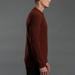 7GG Wool Blend Crew // Burnt Spice (XL)