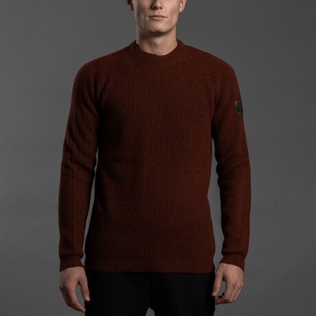 7GG Wool Blend Crew // Burnt Spice (S)