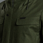 Laminated Wool Parka // Kelp (XL)