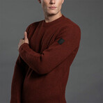 7GG Wool Blend Crew // Burnt Spice (XL)