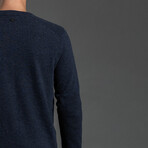 12GG Merino Blend Crew // Indigo (XL)