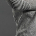 12GG Merino Blend Crew // Mid Gray (L)