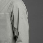 Laminated Stretch Rainshell // Titanium (M)