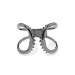 Jewels Verne Sterling Silver + Rhodium Bracelet // 6.25" // Store Display