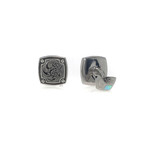 England Made Me Sterling Silver Cufflinks // Store Display