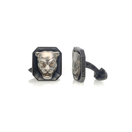 Beasts Of London Sterling Silver Cufflinks // Store Display