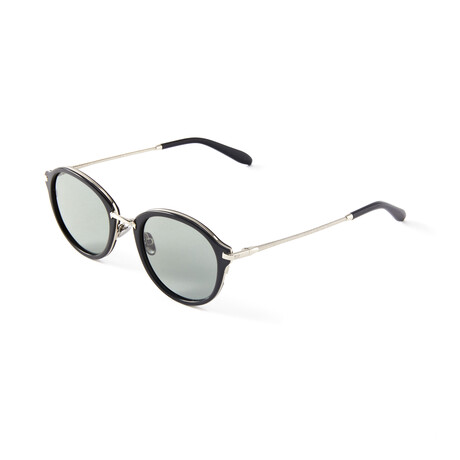Men's Morgan Polarized Sunglasses // Dark Gray Silver + Light Gray