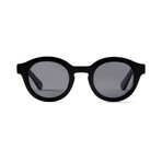 Men's Eden Polarized Sunglasses // Black + Smoke