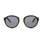 Men's Morgan Polarized Sunglasses // Black Gold + Smoke
