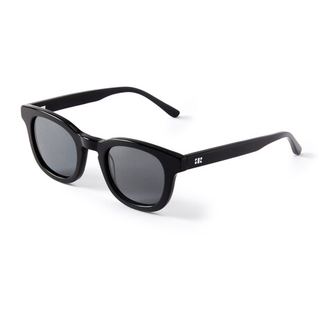 Men's Claude Polarized Sunglasses // Black + Smoke