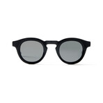 Men's Jude Polarized Sunglasses // Black + Smoke
