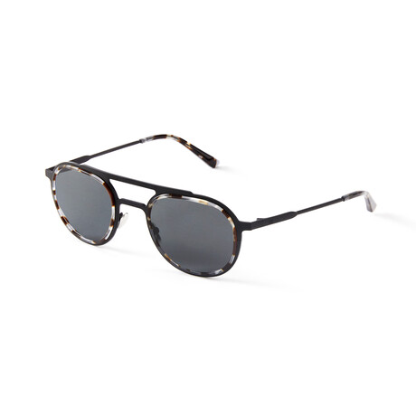 Men's Hugo Polarized Sunglasses // Matte Black Onyx + Smoke